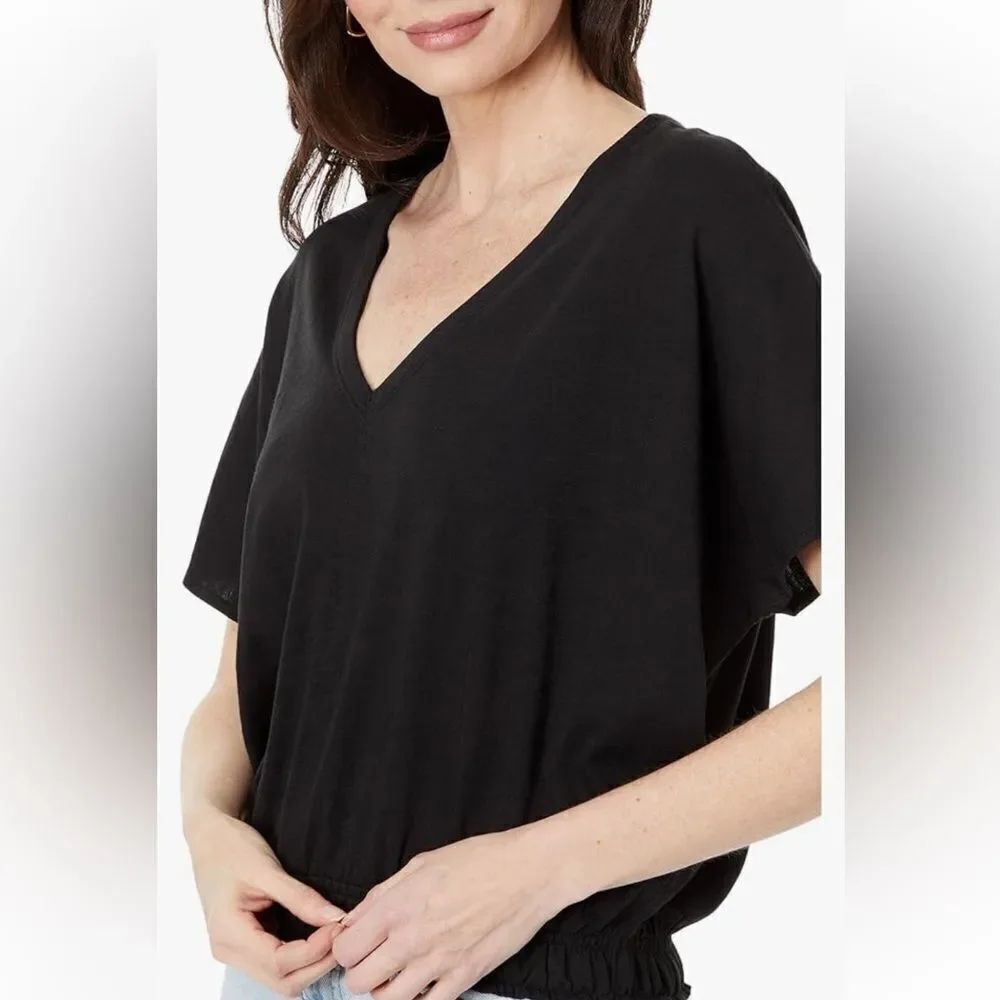 Lilla P womens Elastic Hem V-neck Dolman. Size L. NWT - Picture 3 of 7